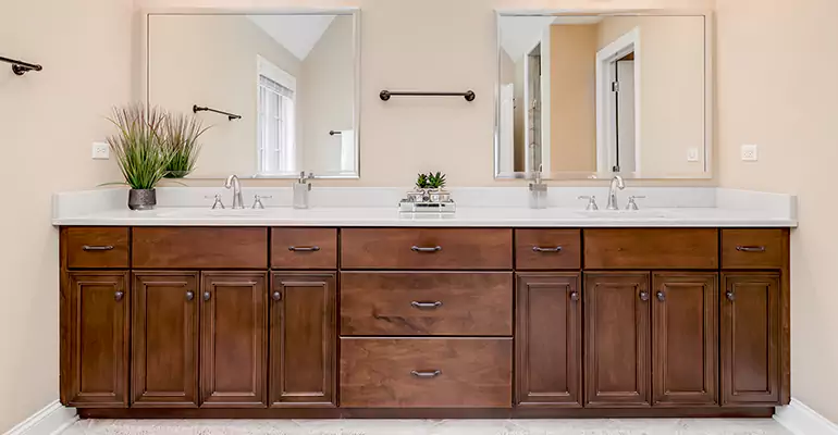 Bathroom Cabinet Renovation in Dover