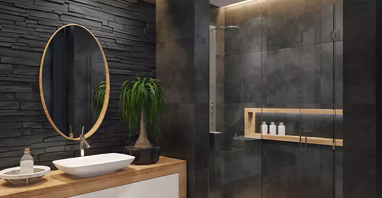 Bathroom Floor Tile Remodel in Dover