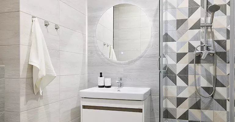 Small Master Bathroom Remodel in Dover